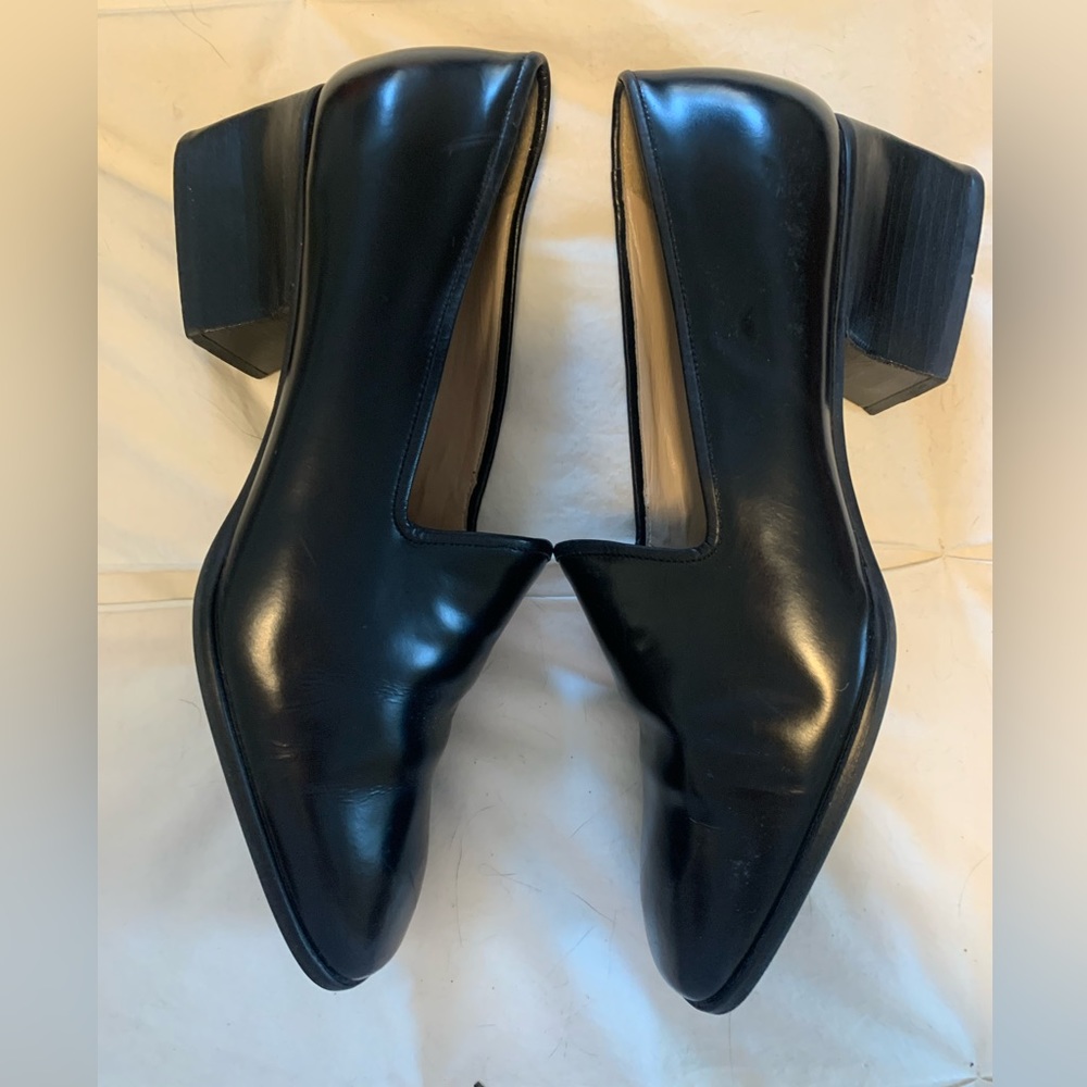 Enzo Black 2 inch, black leather, 8.5